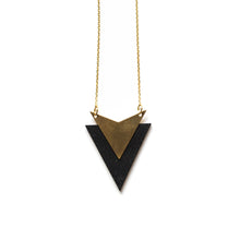Load image into Gallery viewer, Black Arrow Necklace

