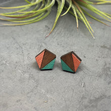 Load image into Gallery viewer, Retro Pentagon Studs V
