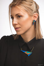 Load image into Gallery viewer, Turquoise &amp; Blue Lightning Necklace
