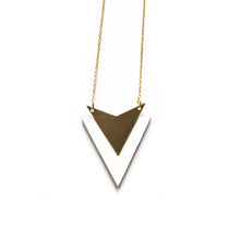 Load image into Gallery viewer, White Arrow Necklace
